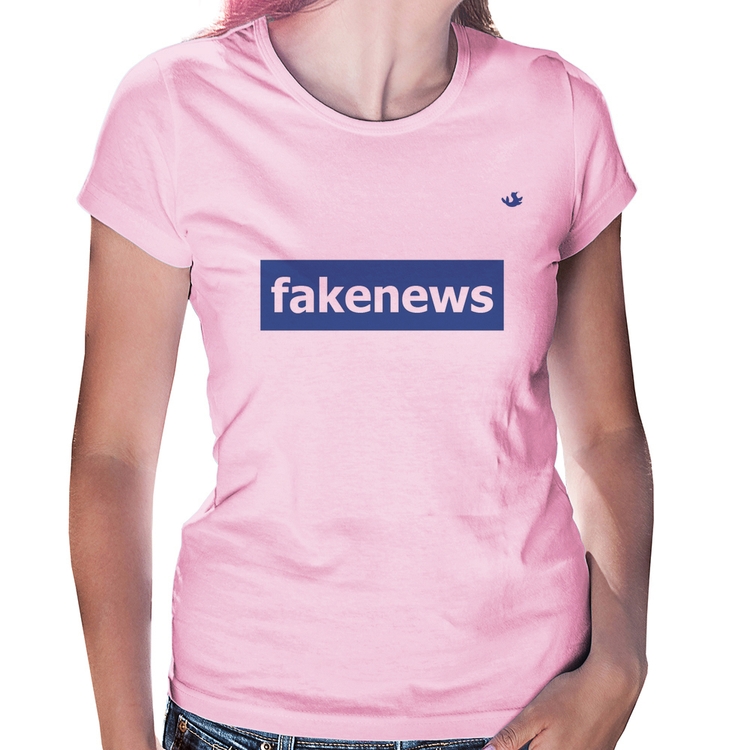 Baby Look fakenews - Rosa Bebê