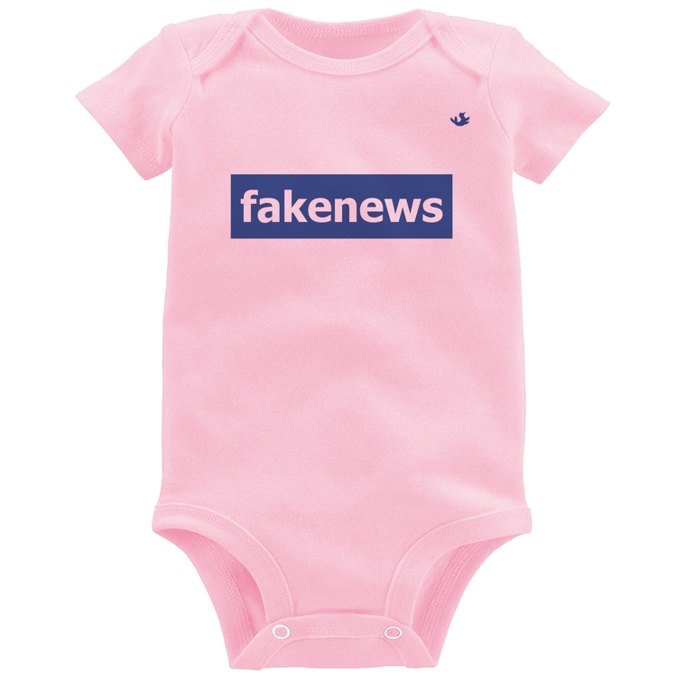 Body Bebê fakenews - Rosa Bebê