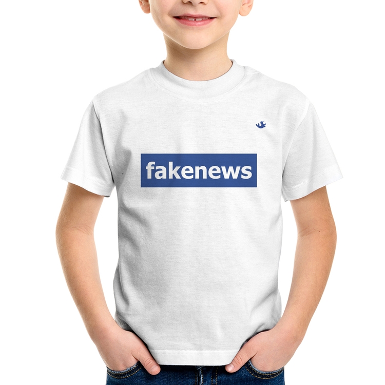 Camiseta Infantil fakenews