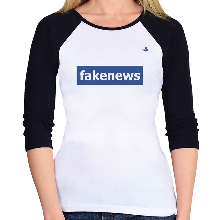Baby Look Raglan fakenews Manga 3/4