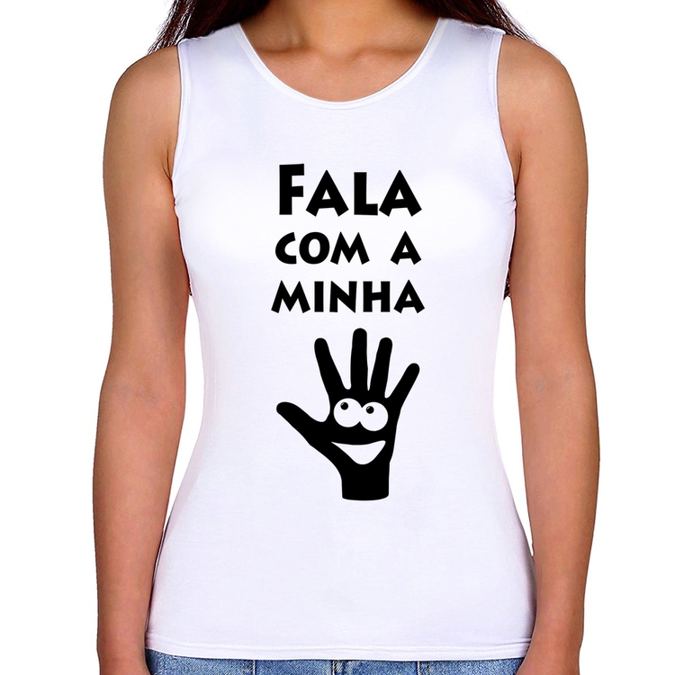 Regata Feminina Fala Com a Minha Mão