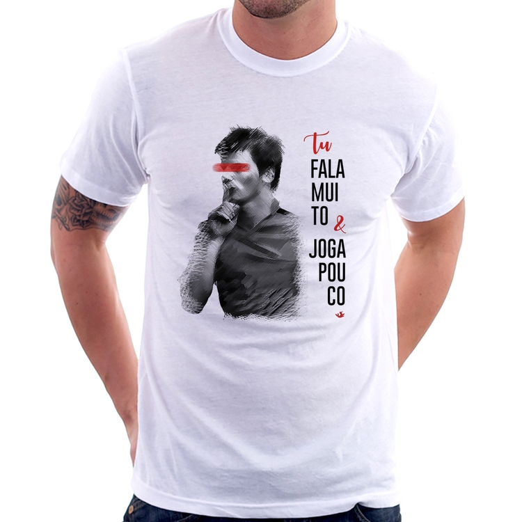 Camiseta Fala muito & Joga pouco
