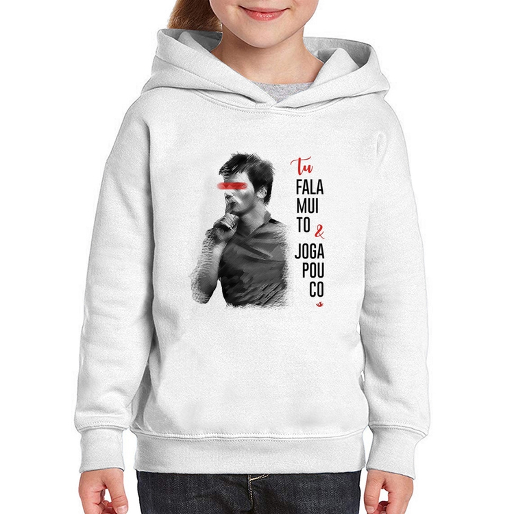 Moletom Infantil Fala muito & Joga pouco