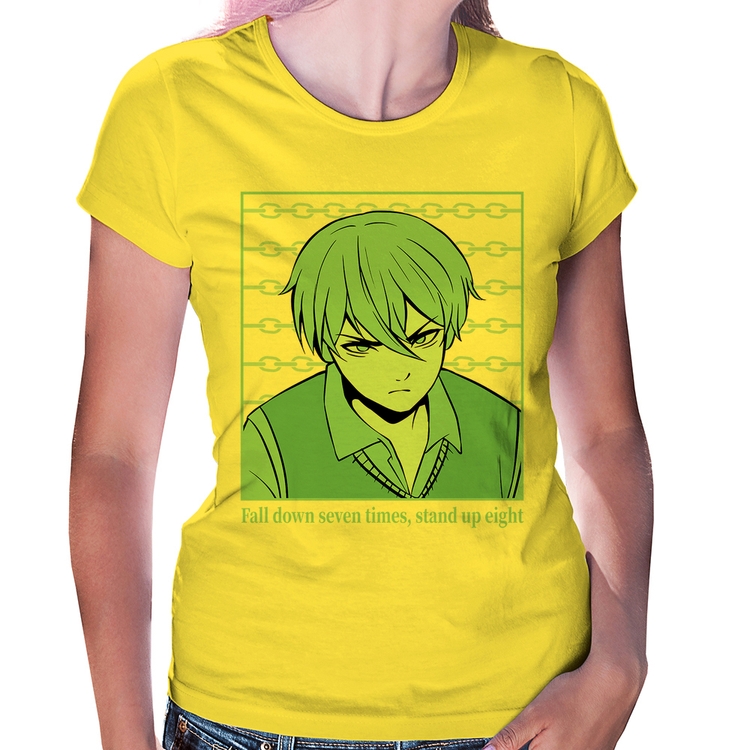 Baby Look Fall Down Seven Times, Stand Up Eight - Amarela