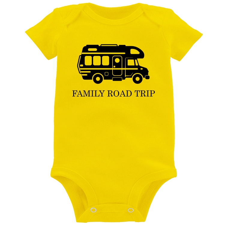Body Bebê Family Road Trip Motorhome - Amarelo