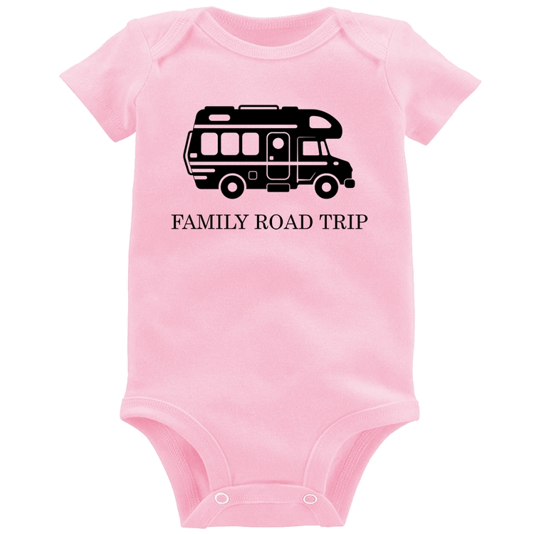 Body Bebê Family Road Trip Motorhome - Rosa Bebê