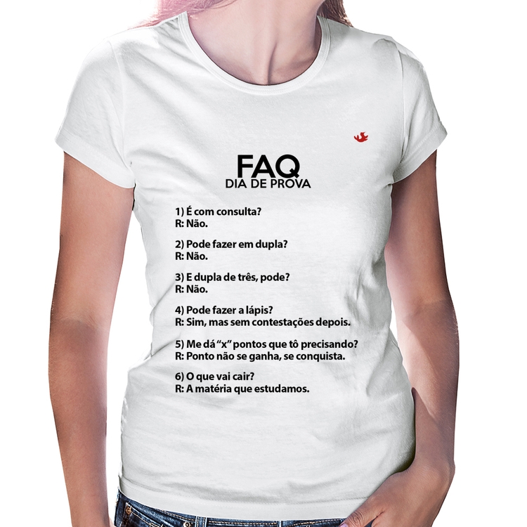 Baby Look FAQ Dia de Prova