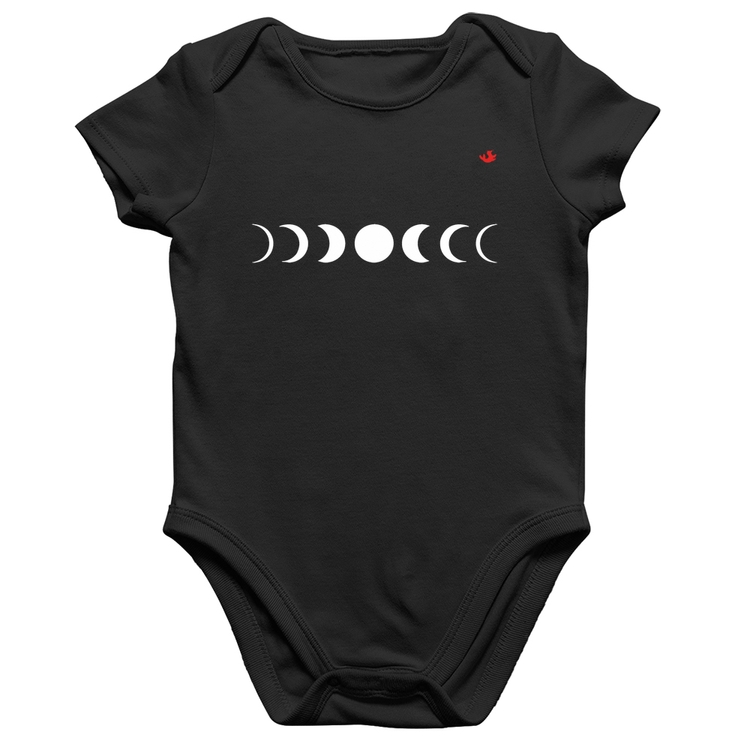 Body Bebê Algodão Fases da Lua