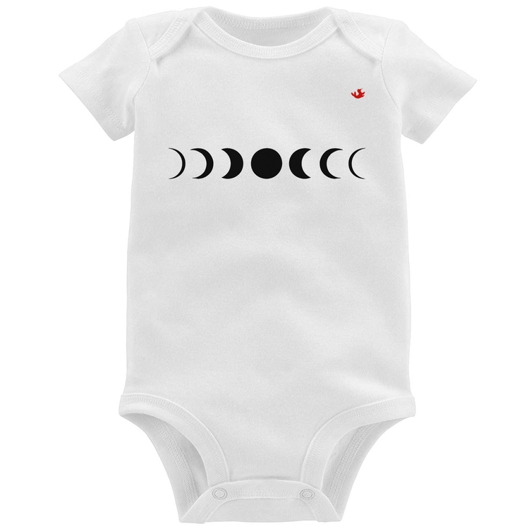 Body Bebê Fases da Lua
