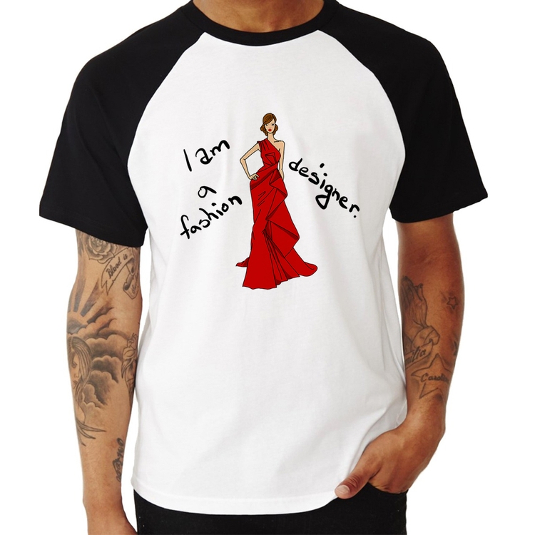 Camiseta Raglan Fashion Designer
