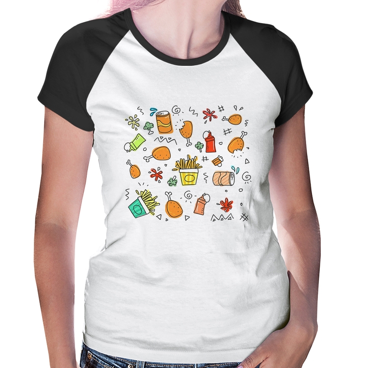 Baby Look Raglan Fast Food