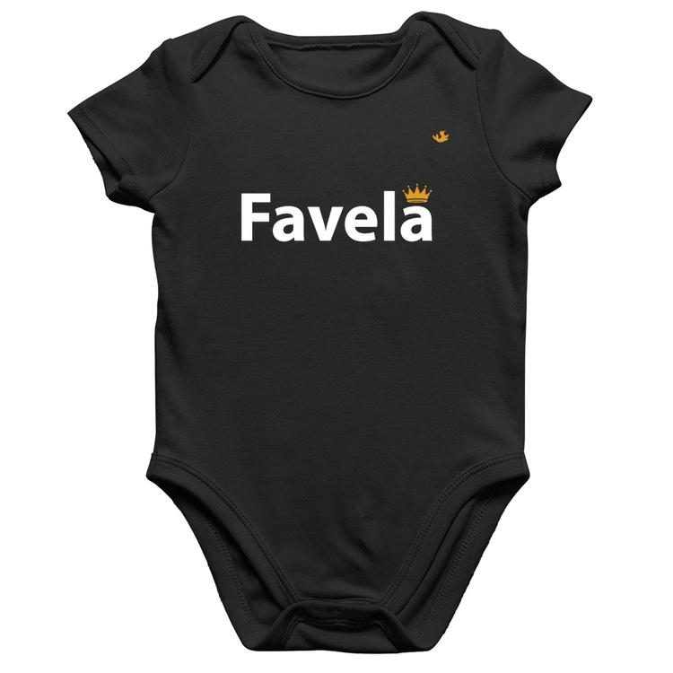 Body Bebê Algodão Favela