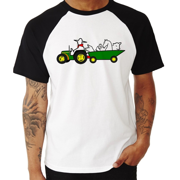 Camiseta Raglan Fazendeiro