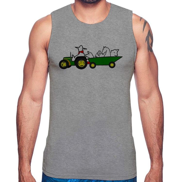 Regata Fazendeiro - Cinza