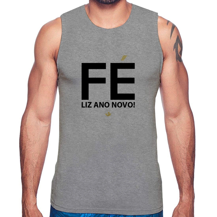 Regata Fé liz ano novo! - Cinza