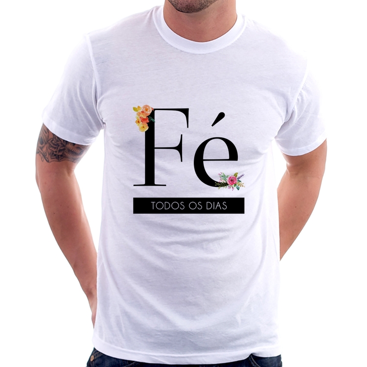 Camiseta Fé todos os dias