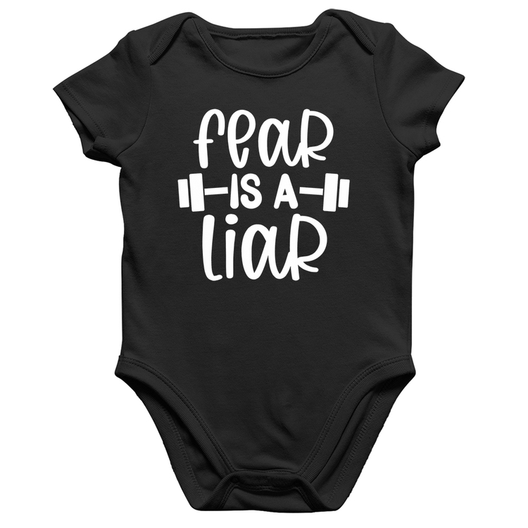 Body Bebê Algodão Fear Is A Liar