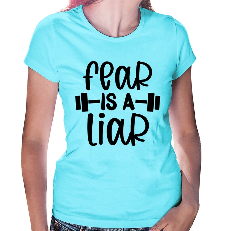 Baby Look Fear Is A Liar - Azul Claro