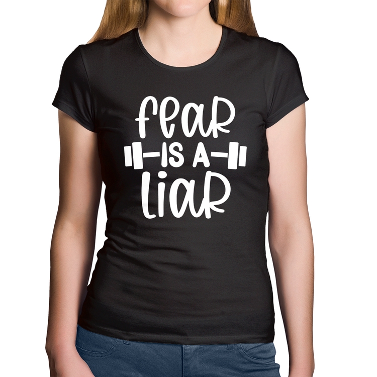 Baby Look Algodão Fear Is A Liar