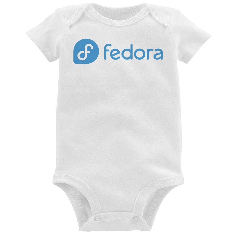 Body Bebê Fedora Linux Logo