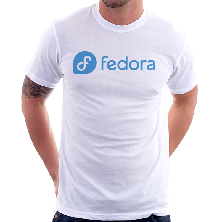 Camiseta Fedora Linux Logo