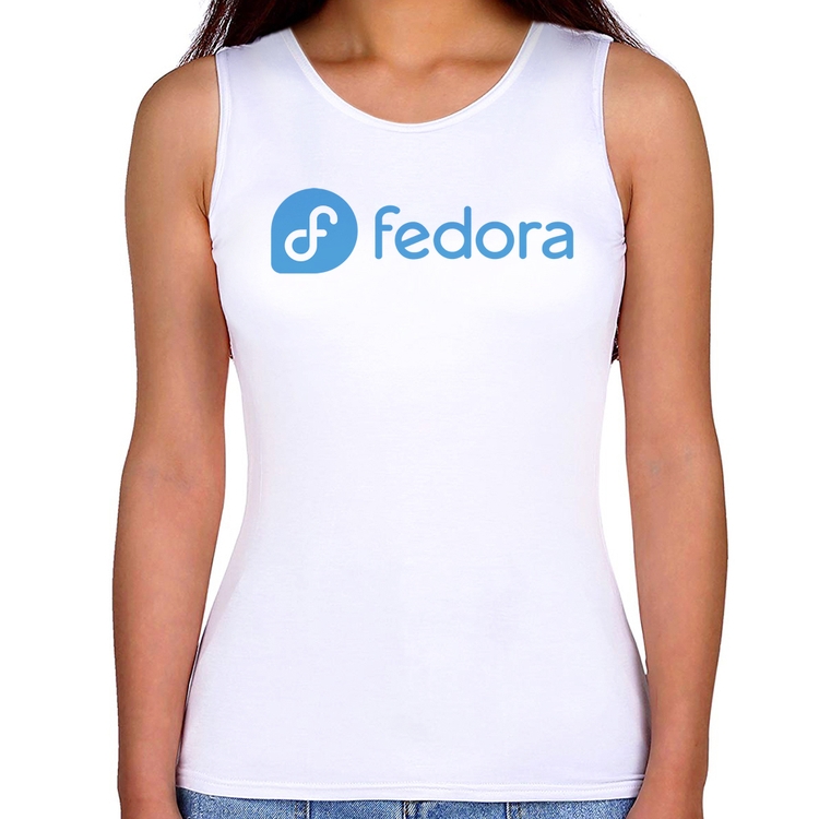 Regata Feminina Fedora Linux Logo