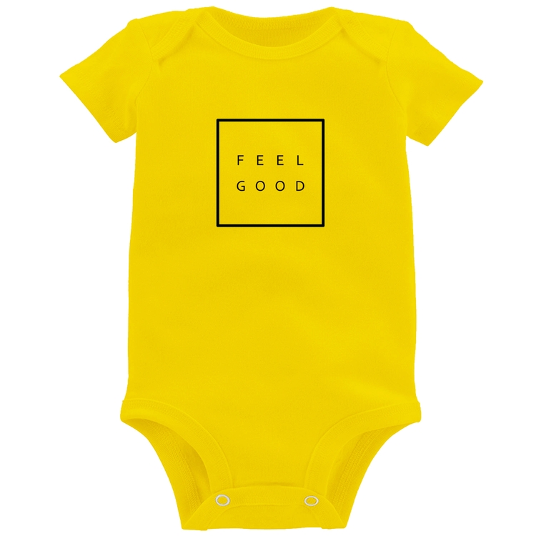 Body Bebê Feel Good - Amarelo