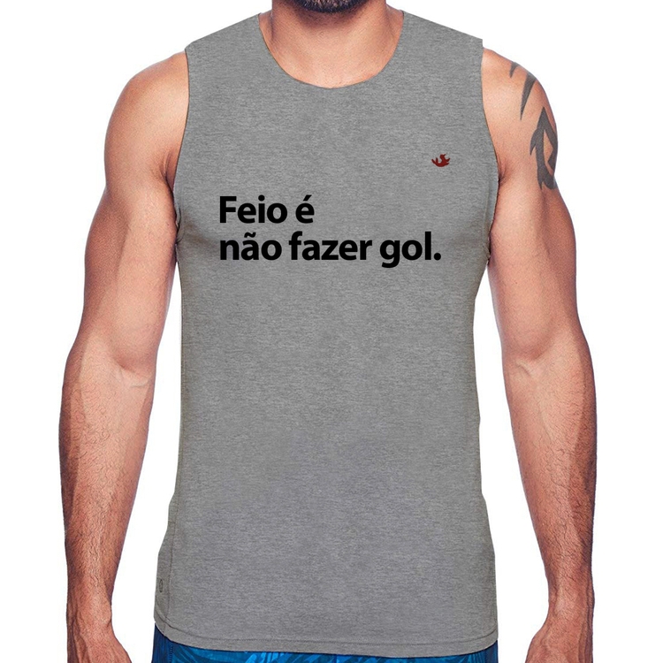 Regata Feio é não fazer gol - Cinza