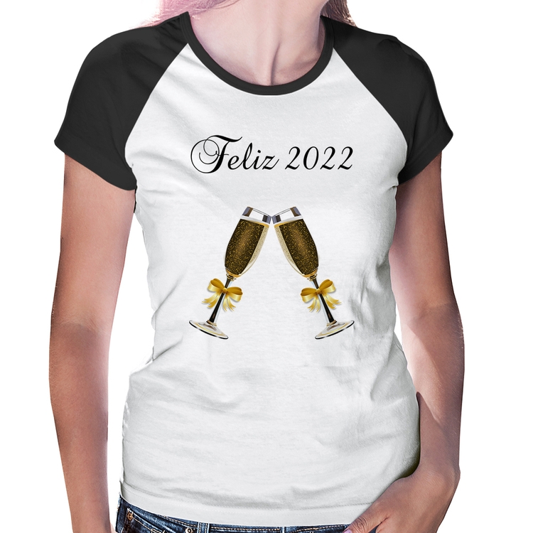 Baby Look Raglan Feliz 2022