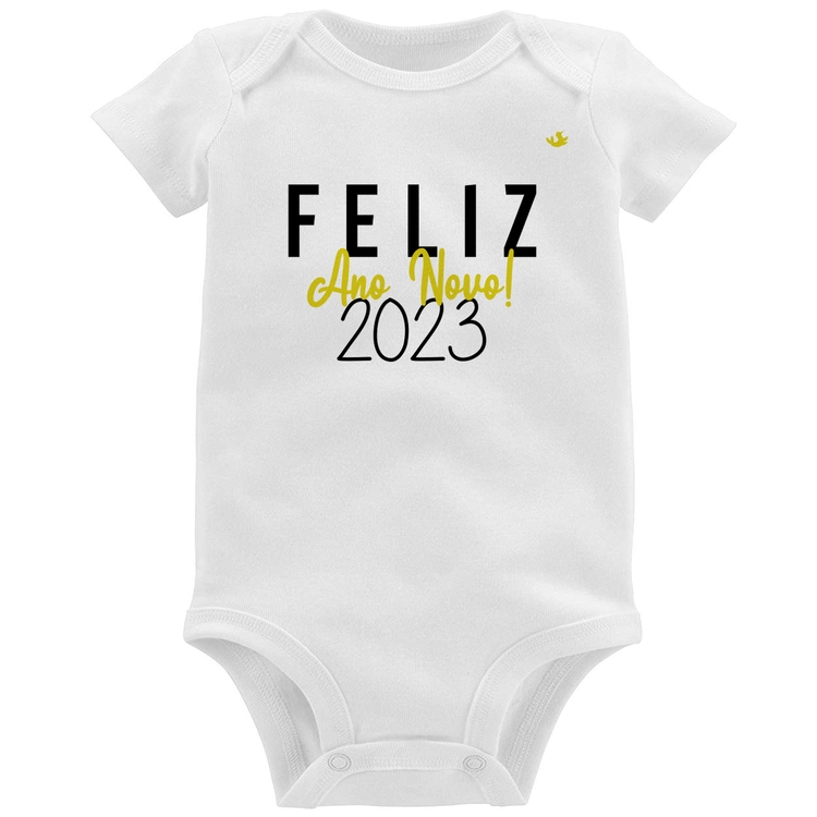 Body Bebê Feliz Ano Novo 2023