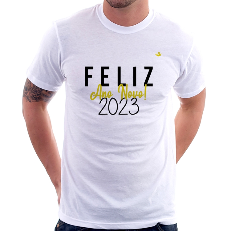 Camiseta Feliz Ano Novo 2023