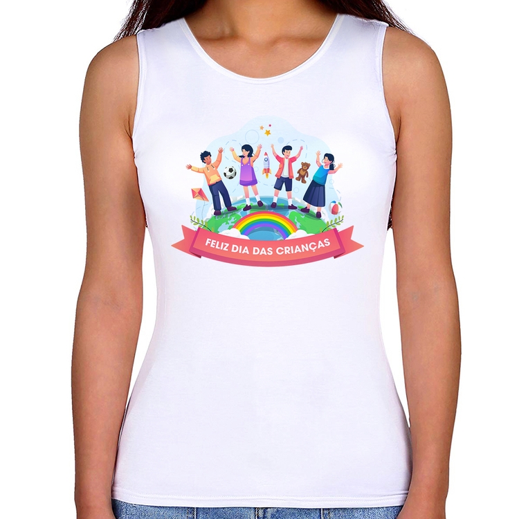 Regata Feminina Feliz Dia das Crianças