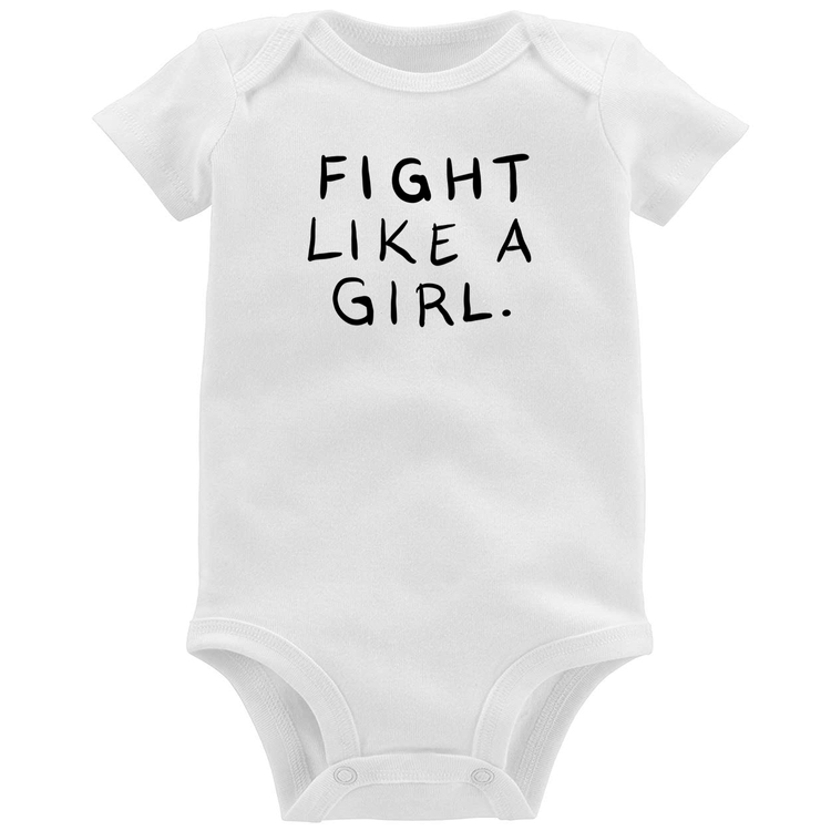Body Bebê Fight Like a Girl
