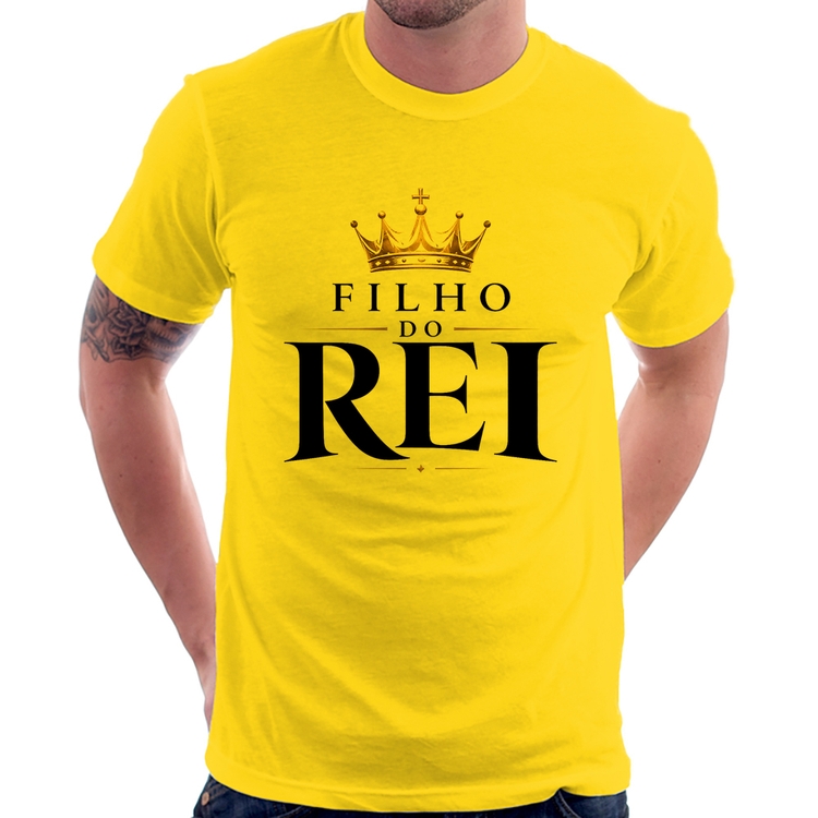 Camiseta Filho do Rei - Amarela