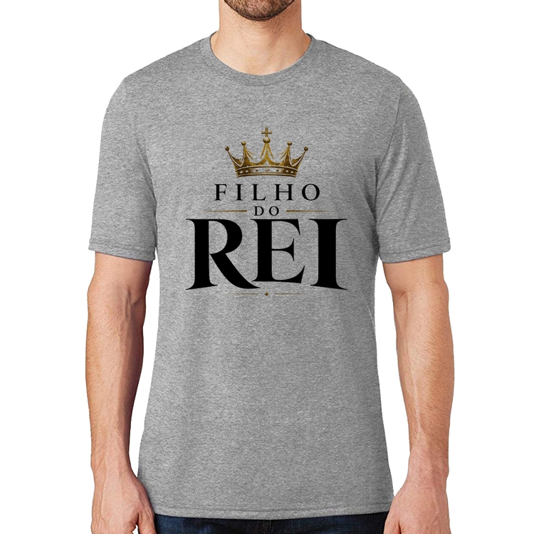 Camiseta Filho do Rei - Cinza