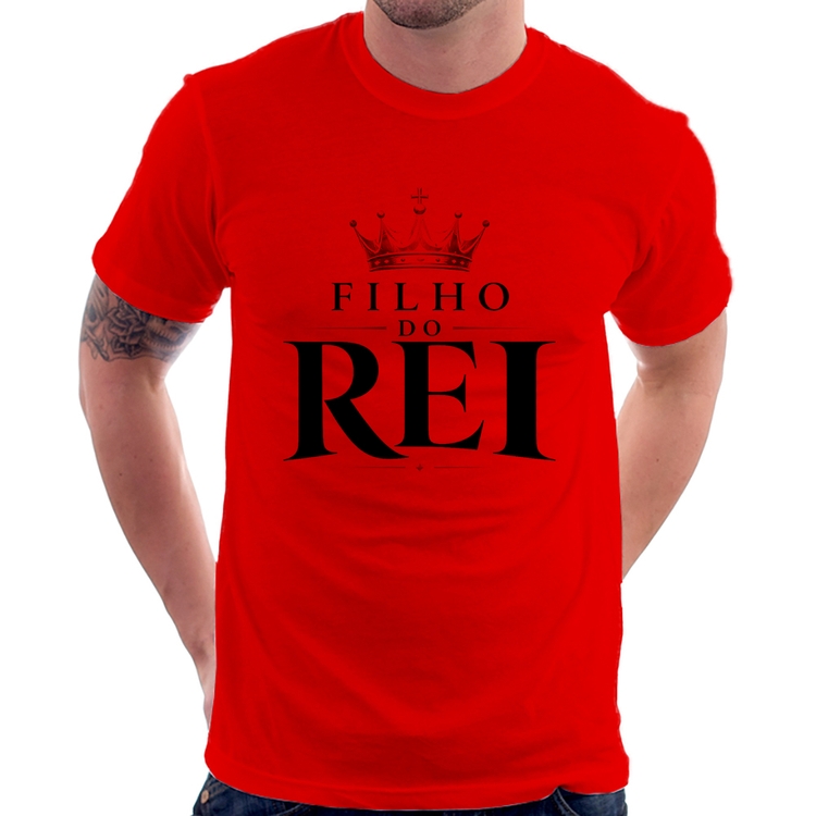 Camiseta Filho do Rei - Vermelha