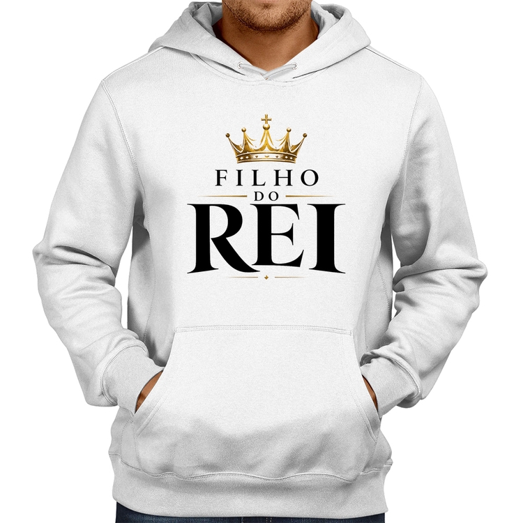Moletom Filho do Rei - Branco
