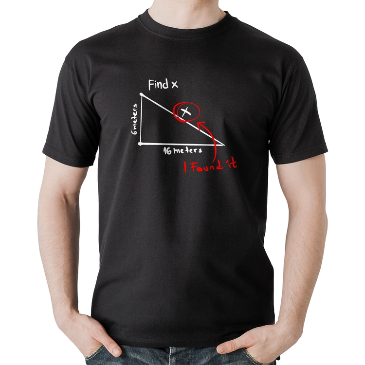 Camiseta Algodão Find The X