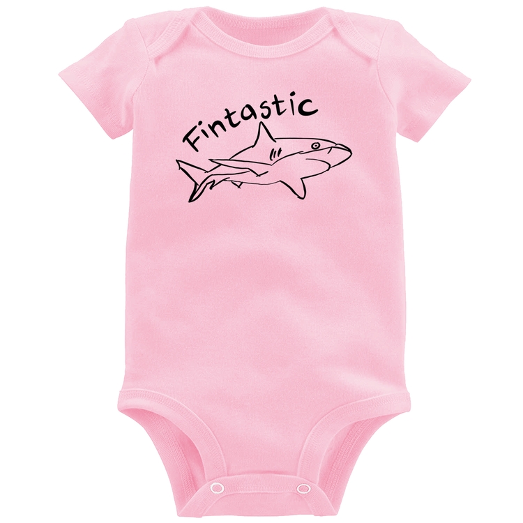 Body Bebê Fintastic - Rosa Bebê