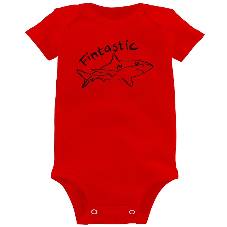 Body Bebê Fintastic - Vermelho