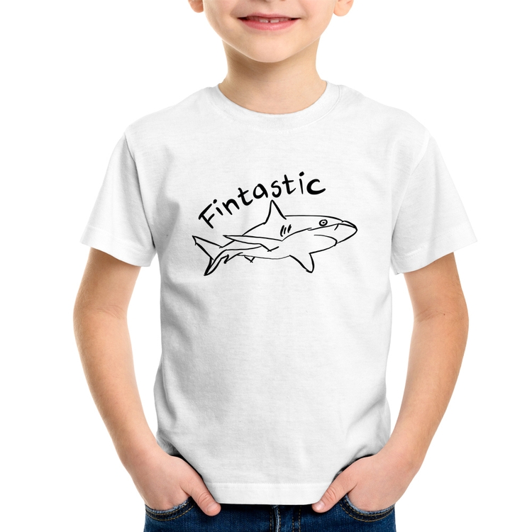 Camiseta Infantil Fintastic