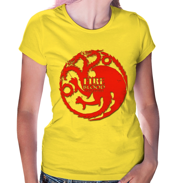 Baby Look Fire and Blood Targaryen - Amarela