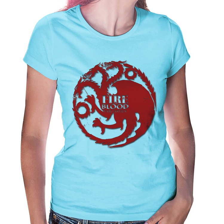Baby Look Fire and Blood Targaryen - Azul Bebê