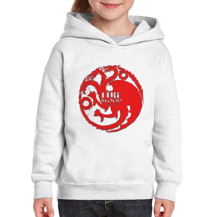 Moletom Infantil Fire and Blood Targaryen