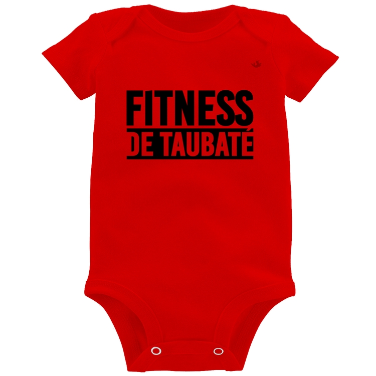 Body Bebê Fitness de Taubaté - Vermelho