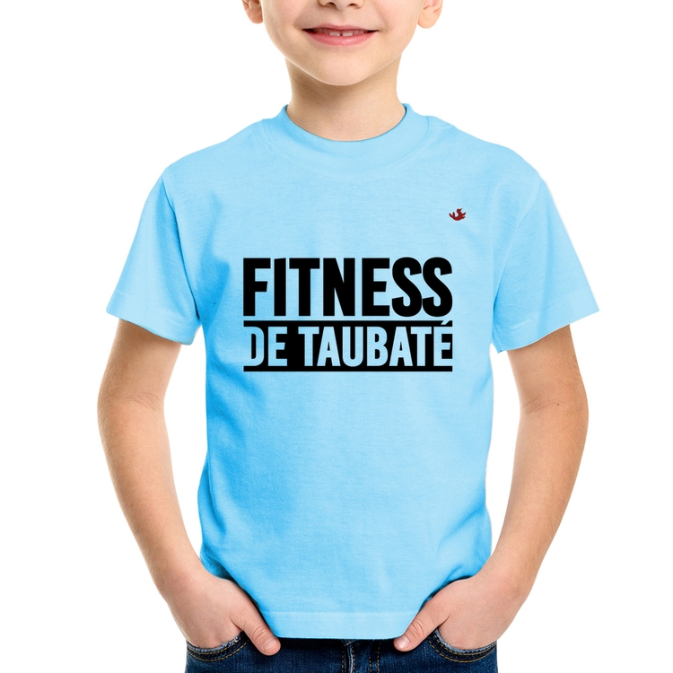 Camiseta Infantil Fitness de Taubaté - Azul Bebê