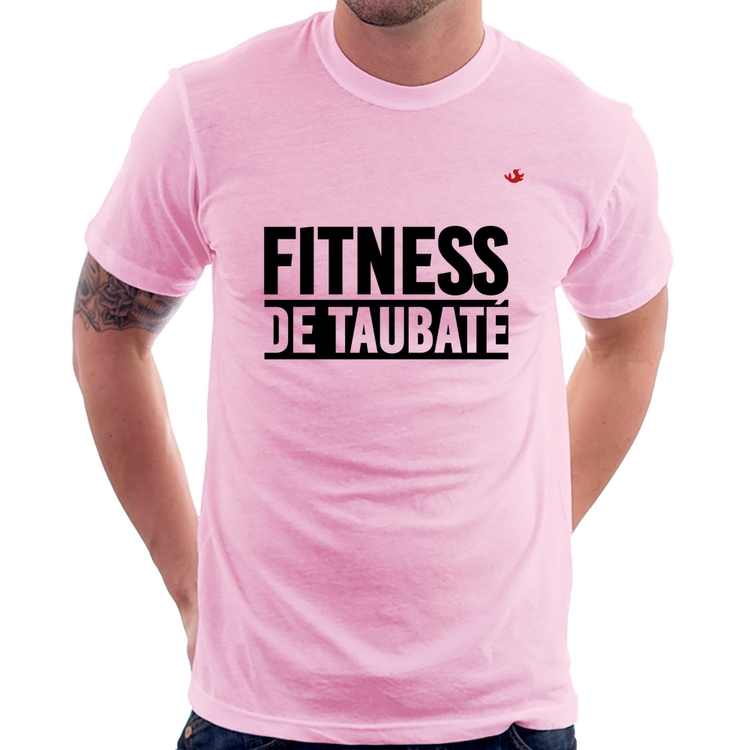 Camiseta Fitness de Taubaté - Rosa Bebê