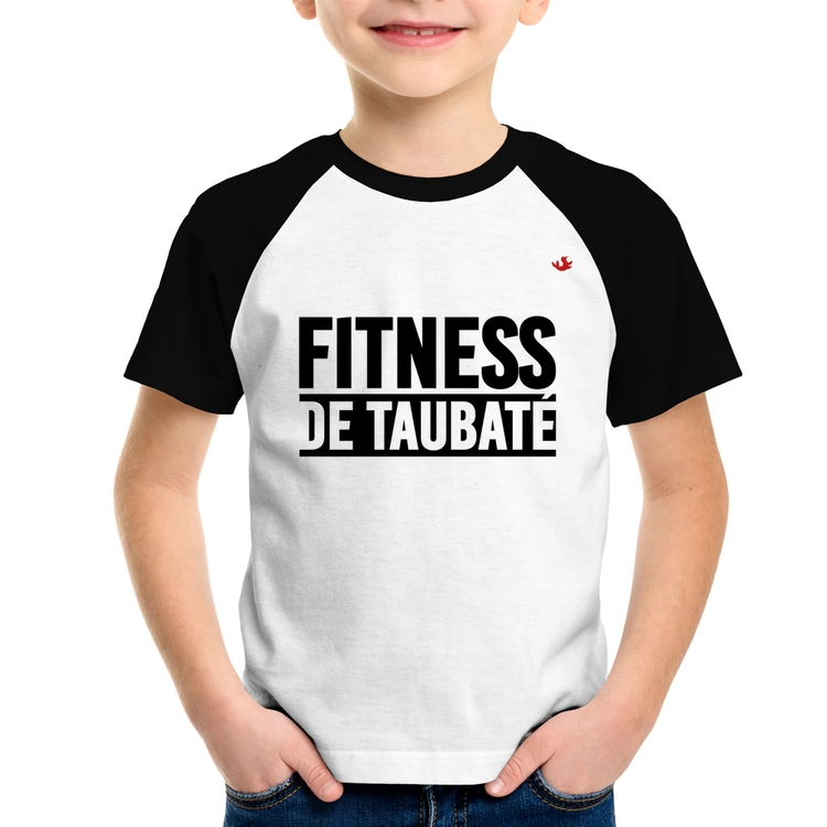 Camiseta Raglan Infantil Fitness de Taubaté