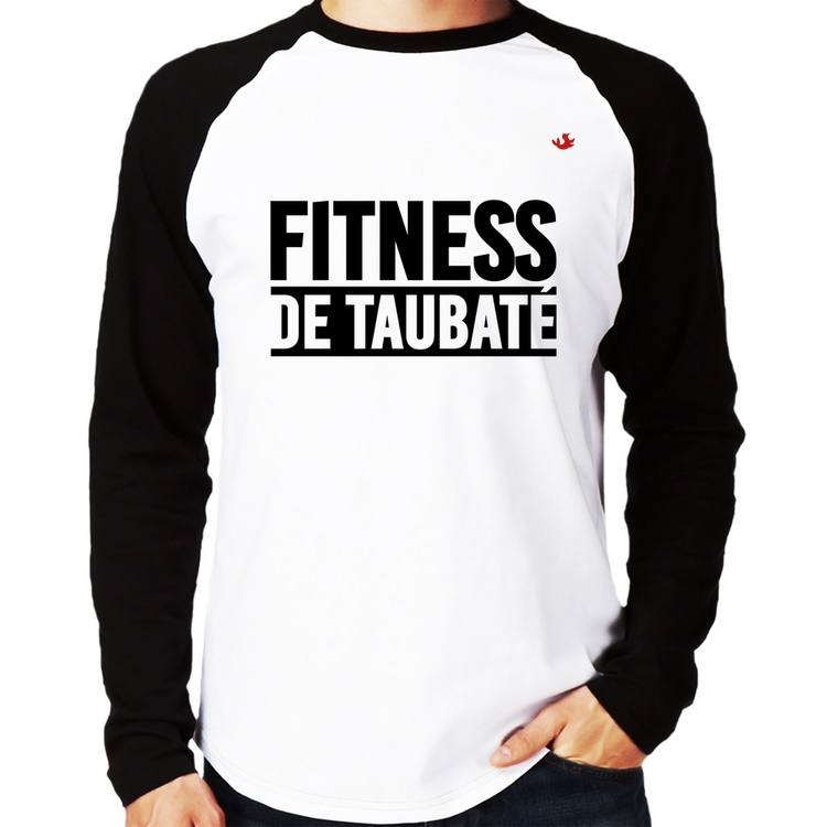 Camiseta Raglan Fitness de Taubaté Manga Longa