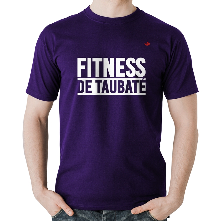 Camiseta Algodão Fitness de Taubaté - Roxa